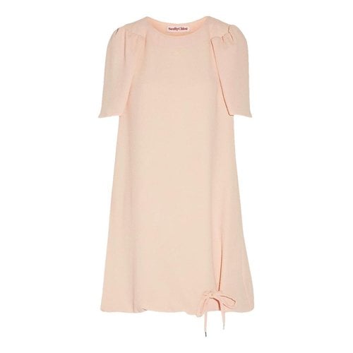 Pre-owned See By Chloé Mini Dress In Pink