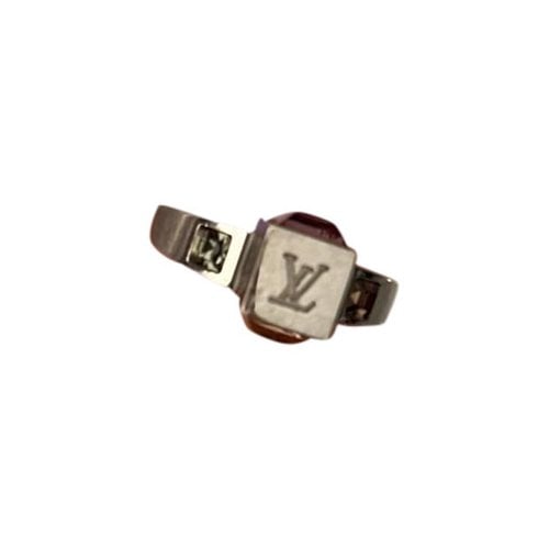 Pre-owned Louis Vuitton Ring In Metallic