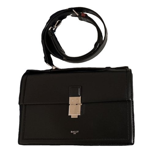 Pre-owned Bally Leather Bag In Black