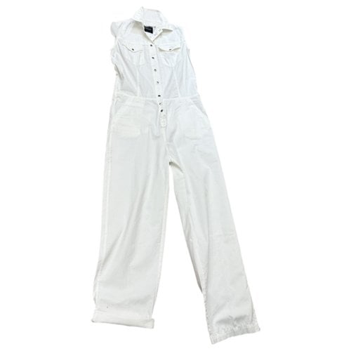 Pre-owned Pinko Jumpsuit In White