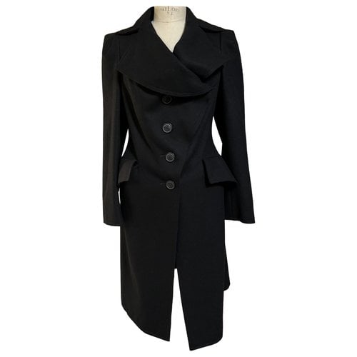 Pre-owned Vivienne Westwood Anglomania Wool Coat In Black