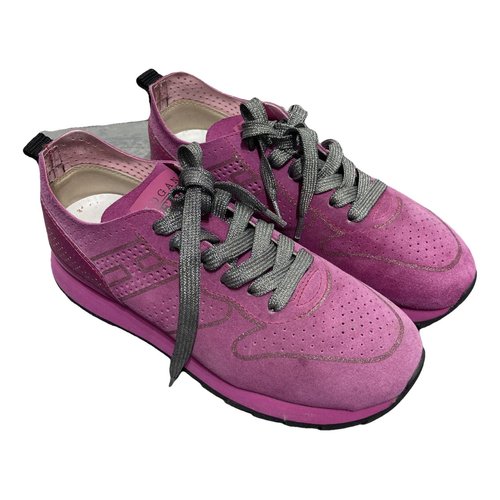 Pre-owned Hogan Trainers In Pink