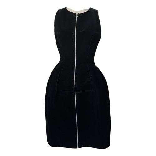 Pre-owned Alaïa Velvet Dress In Black