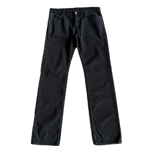 Pre-owned Prada Straight Jeans In Black
