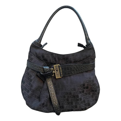 Pre-owned Just Cavalli Cloth Handbag In Black
