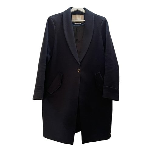 Pre-owned Scotch & Soda Trench Coat In Navy