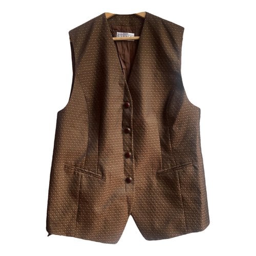Pre-owned Givenchy Vest In Brown