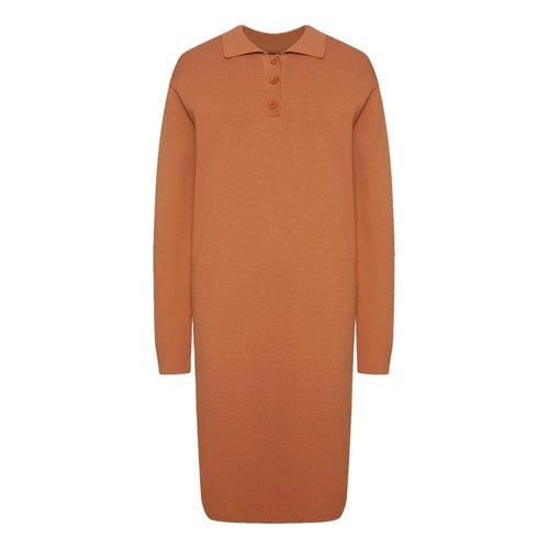 Pre-owned 12 Storeez Mid-length Dress In Orange