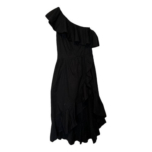 Pre-owned Sandro Spring Summer 2019 Mid-length Dress In Black