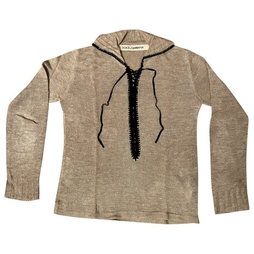 Pre-owned Dolce & Gabbana Linen Knitwear & Sweatshirt In Other
