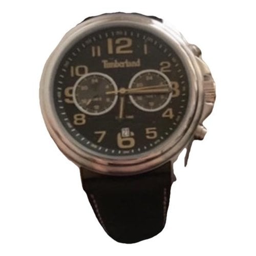 Pre-owned Timberland Watch In Black