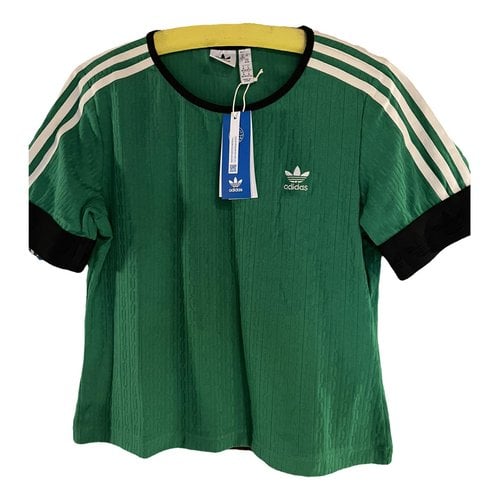 Pre-owned Adidas Originals T-shirt In Green