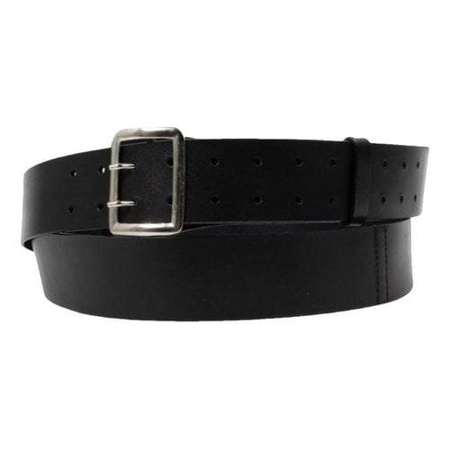 Pre-owned Ann Demeulemeester Leather Belt In Black