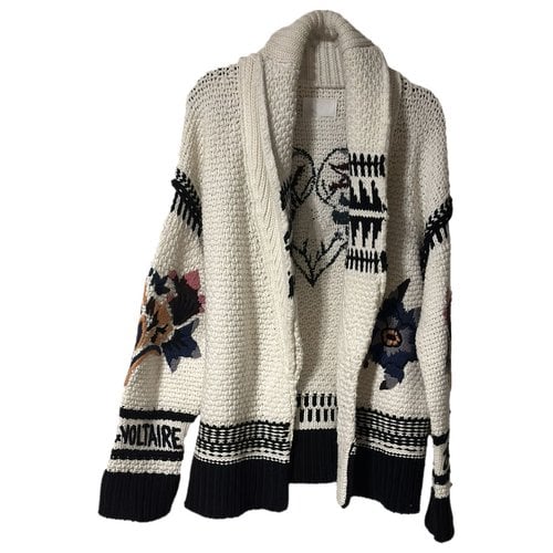 Pre-owned Zadig & Voltaire Wool Cardigan In Multicolour