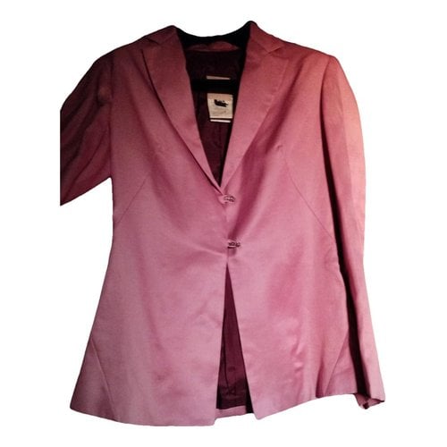 Pre-owned Versus Silk Blazer In Pink