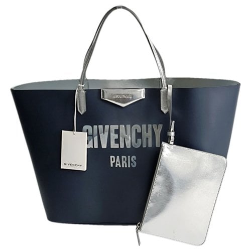Pre-owned Givenchy Antigona Tote In Blue