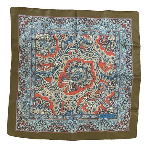 Pre-owned Etro Silk Handkerchief In Other