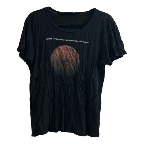 Pre-owned Reformation Linen T-shirt In Black