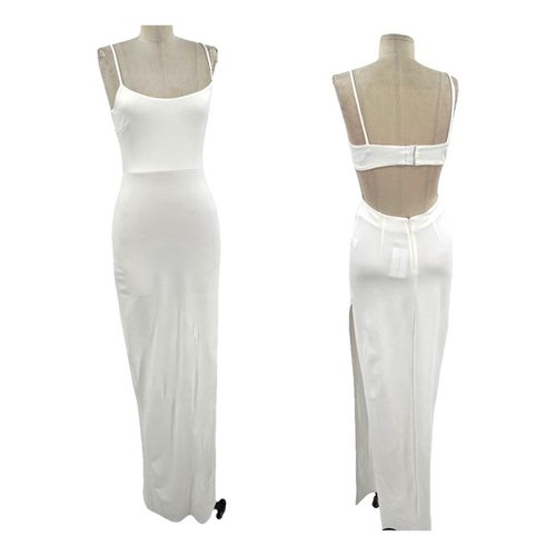 Pre-owned Lovers & Friends Maxi Dress In White