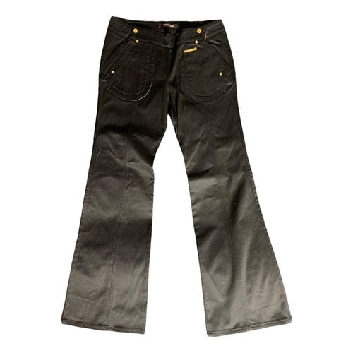 Pre-owned Roberto Cavalli Bootcut Jeans In Black