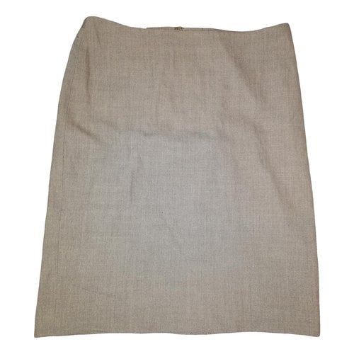 Pre-owned Marella Wool Skirt Suit In Grey