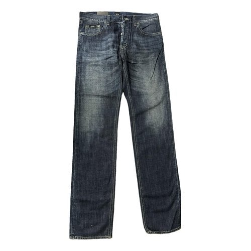 Pre-owned Hugo Boss Straight Jeans In Navy