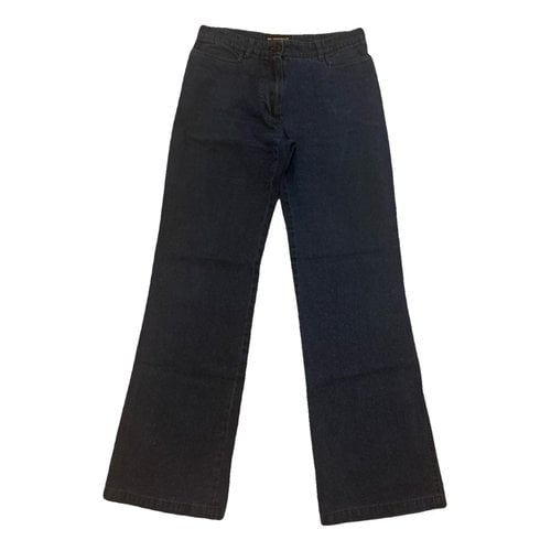 Pre-owned Ann Demeulemeester Trousers In Blue