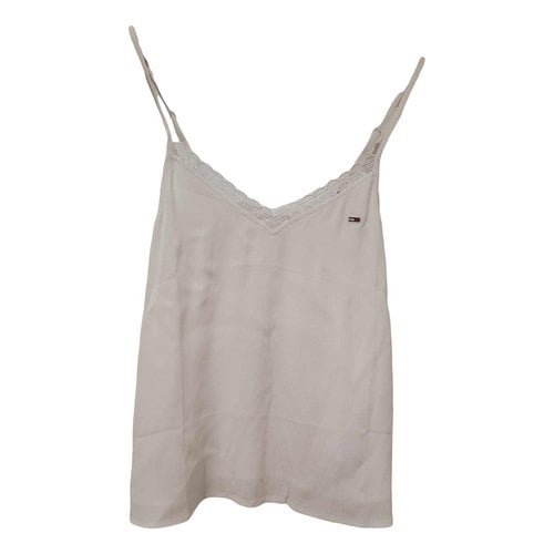 Pre-owned Tommy Hilfiger Vest In White