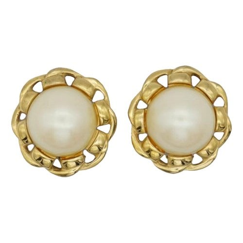 Pre-owned Givenchy Earrings In White