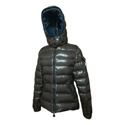 Pre-owned Moncler Hood Puffer In Brown