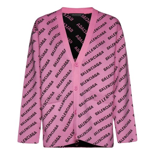 Pre-owned Balenciaga Cardigan In Pink