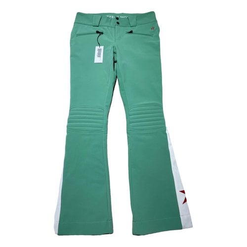 Pre-owned Perfect Moment Trousers In Green