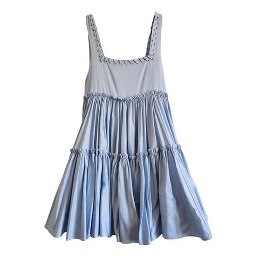 Pre-owned Aje Mini Dress In Blue
