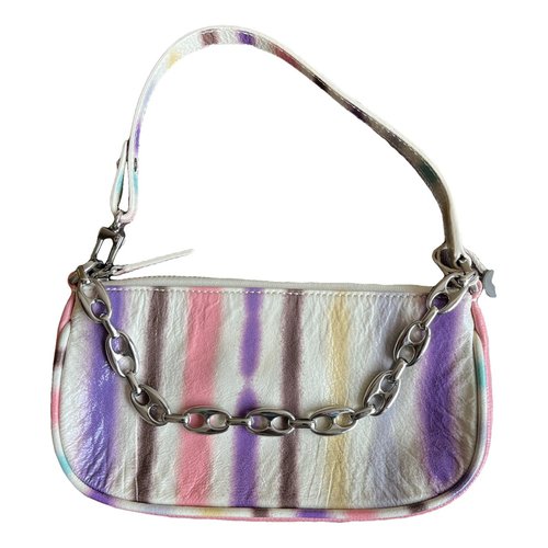 Pre-owned By Far Rachel Patent Leather Mini Bag In Multicolour