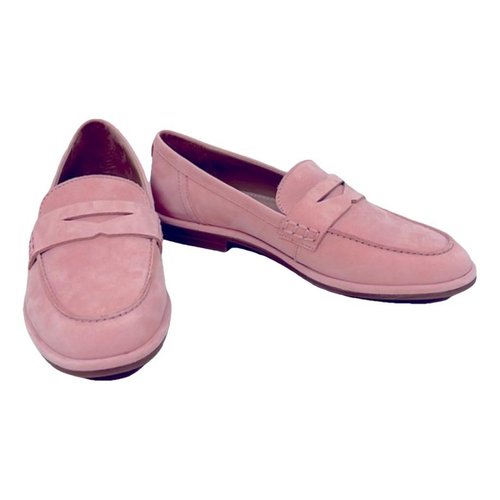 Pre-owned Sam Edelman Leather Flats In Pink