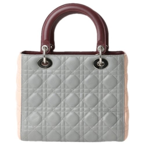 Pre-owned Dior Leather Handbag In Multicolour