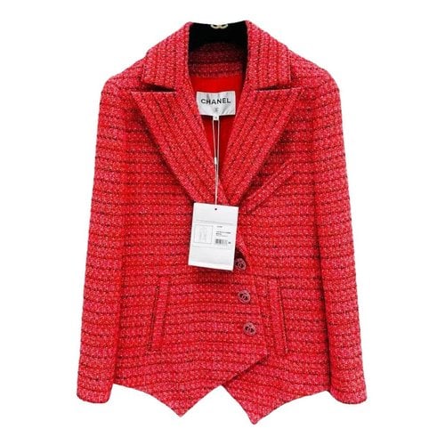 Pre-owned Chanel Jacket In Red