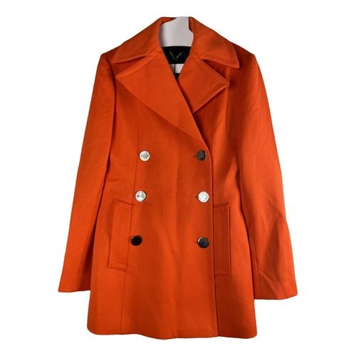 Pre-owned Dolce & Gabbana Wool Caban In Orange