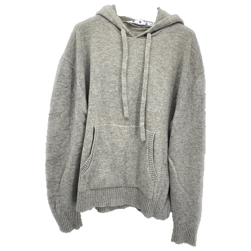 Pre-owned Off-white Cashmere Sweatshirt In Grey