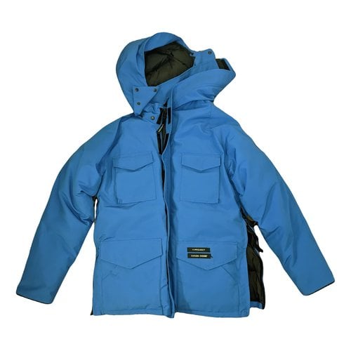 Pre-owned Y/project Coat In Blue