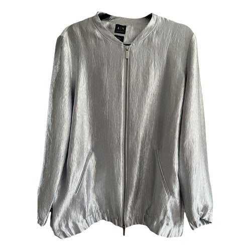 Pre-owned Armani Exchange Jacket In Silver