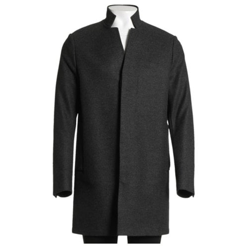 Pre-owned Valentino Wool Coat In Anthracite