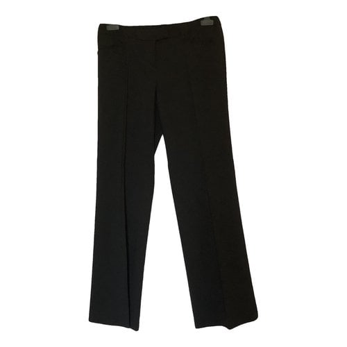 Pre-owned Barbara Bui Straight Pants In Black