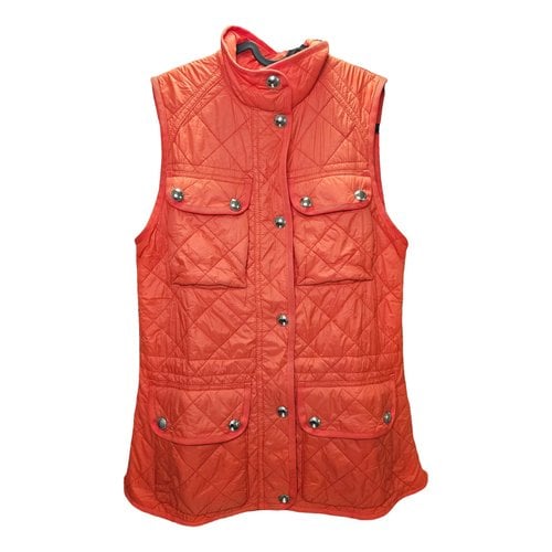 Pre-owned Lauren Ralph Lauren Short Vest In Orange