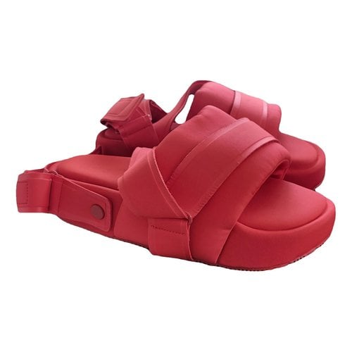 Pre-owned Y-3 Sandals In Red