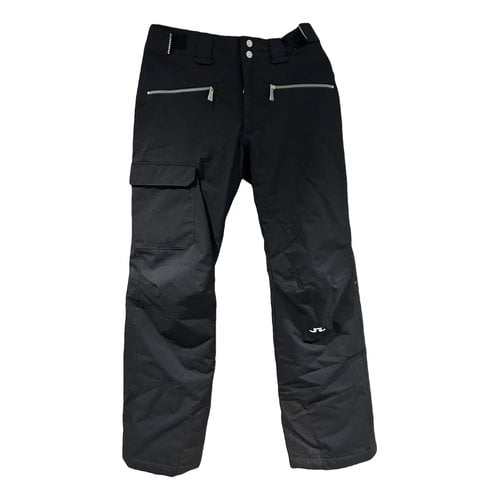 Pre-owned J. Lindeberg Trousers In Black