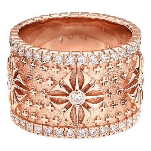 Pre-owned Shamballa Jewels Pink Gold Ring In Other