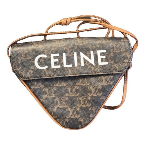 Pre-owned Celine Cloth Bag In Brown