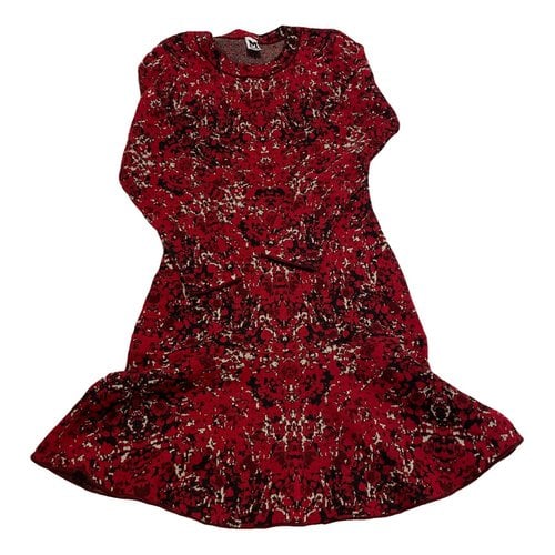 Pre-owned M Missoni Mid-length Dress In Red