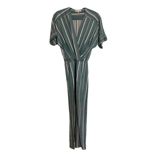 Pre-owned Maje Jumpsuit In Green